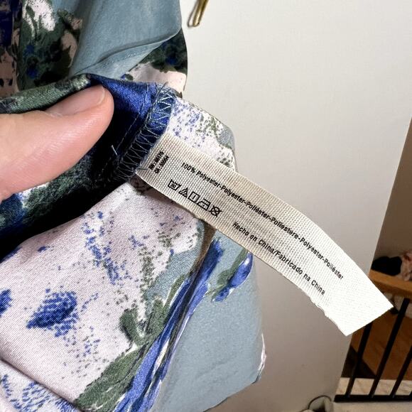 Free People Blue Floral Tank Dress LAST CALL - Picture 3 of 4